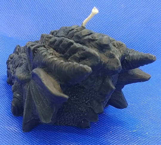 Dragon head unscented beeswax candle Free Domestic shipping to the USA