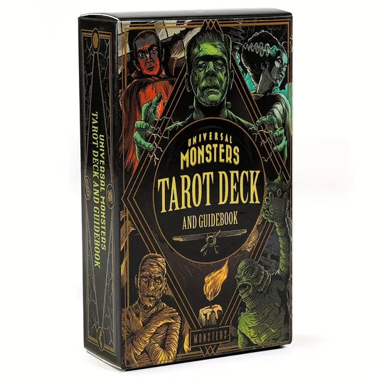 Universal Monsters Tarot Deck，78pcs Beautifully Illustrated Cards