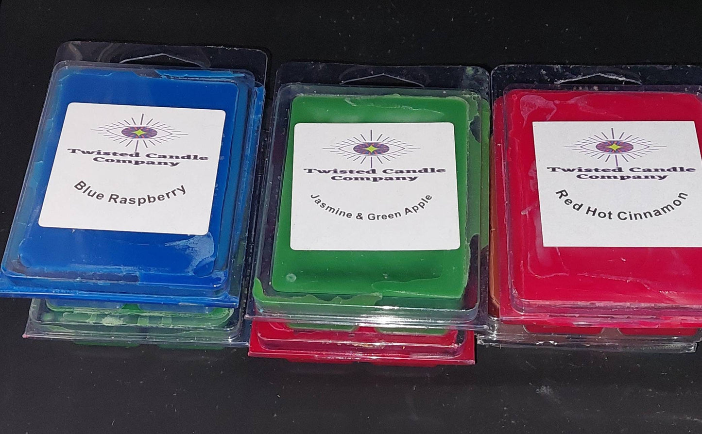 3 oz. Clamshell Wax Melts Choose your color and scent. Free domestic shipping