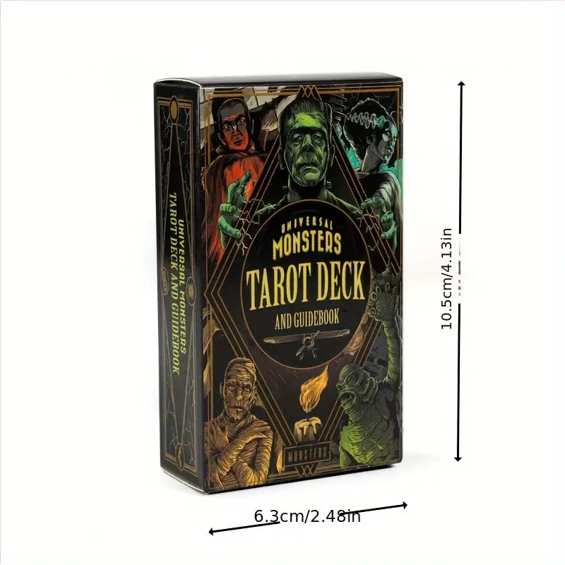 Universal Monsters Tarot Deck，78pcs Beautifully Illustrated Cards