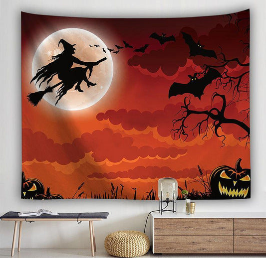 Halloween Witch Tapestry Free Shipping