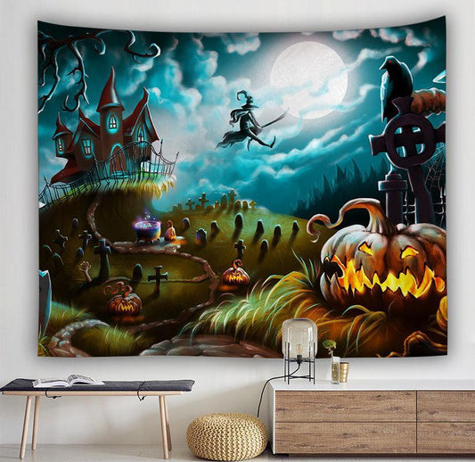 Graveyard Witch Tapestry